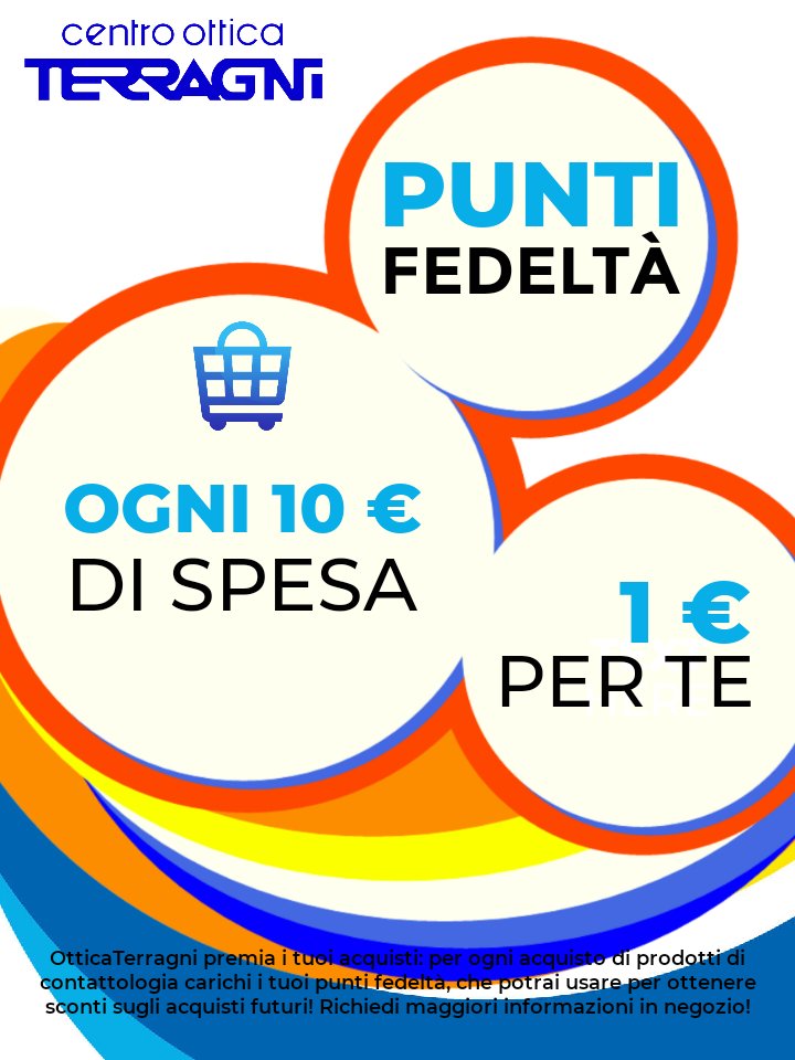 Grafica punti fedeltà Centro Ottica Terragni